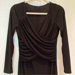 🎉Dress Sale🎉 Long Sleeve Black Gown